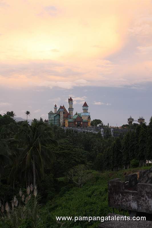 Overview of Wonderland in Batangas at Sunset