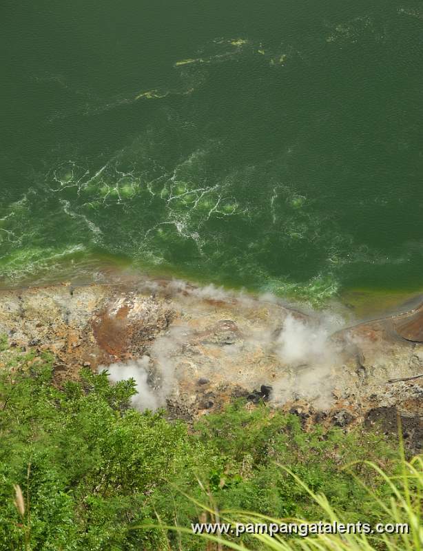 Active Taal Volcano Lake