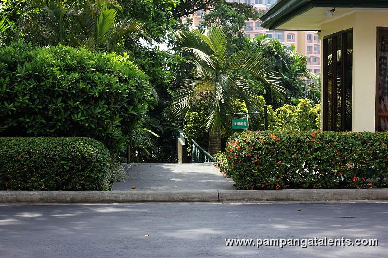 Comfort Room for Female besides Information Office of Manila American Cemetery and Memorial.