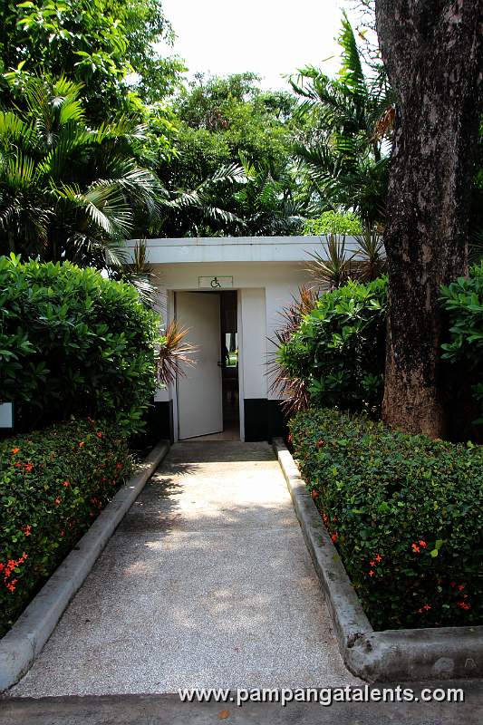 Manila American Cemetery and Memorial comfort rooms for disabled persons.
