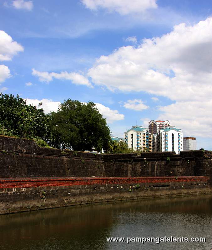 Over View in Pasig River on the Fort Santiago
