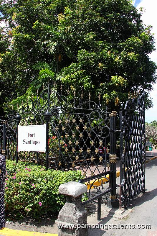 Fort Santiago Signange at the Intramuros Entrance