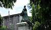 Back view of the Statue of Queen Isabel II of Spain in Intramuros  Location: Puerta de Isabel II - Manila Intramuros
