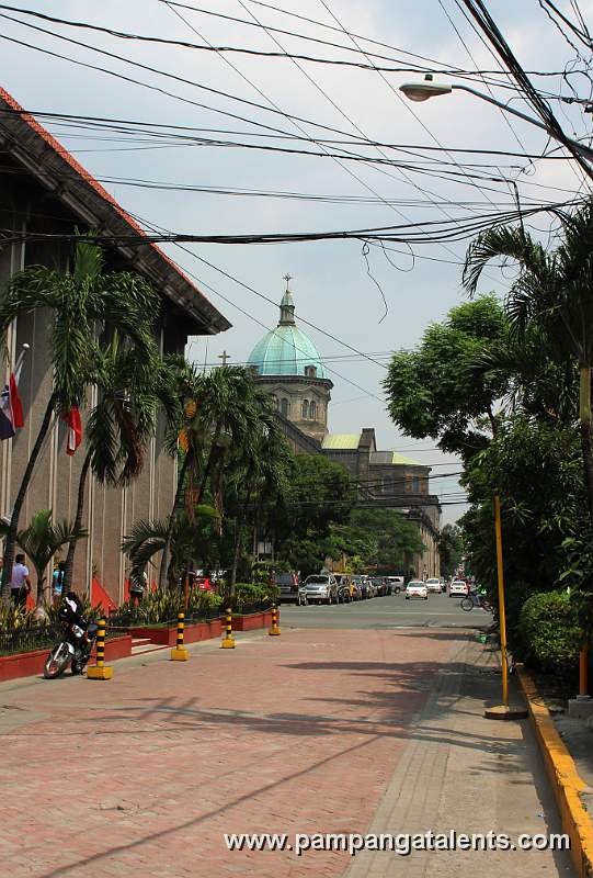 Fort Santiago intramuros with Manila Cathedral in Background.