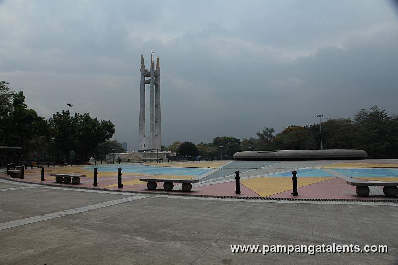 View of the Quezon Memorial Shrine and the Colourful Fountain Plaza.