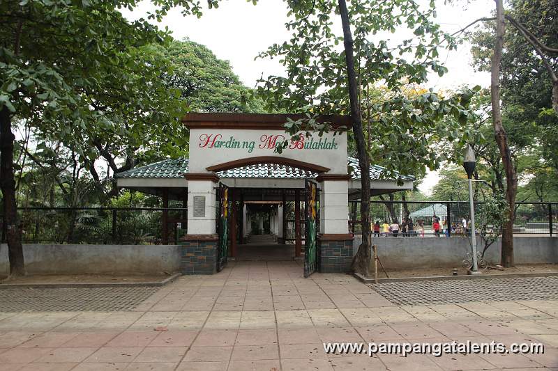 Hardin ng Mga Bulaklak or Flower Garden Entrance Gate in Quezon Memorial Circle in Quezon City.