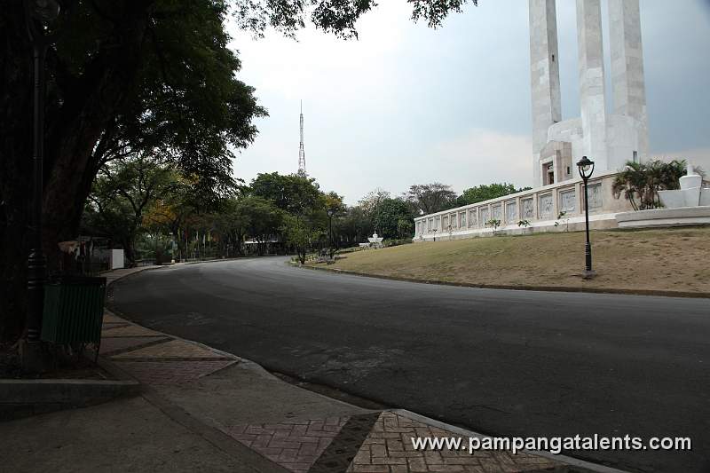 Running and Walking Lane around Quezon Memorial Shrine in Quezon Memorial Circle in Quezon City.