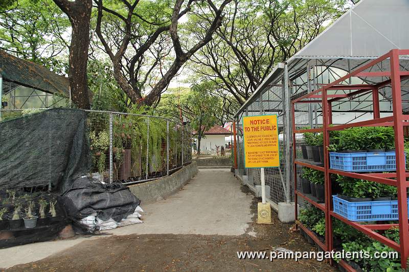 Notice to the Public upon entering the Park of Quezon Memorial Circle in Quezon City.