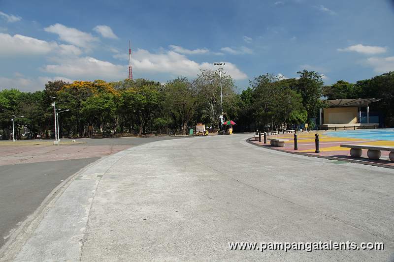 The Circular Running and Walking Area in Quezon Memorial Circle in Quezon City.