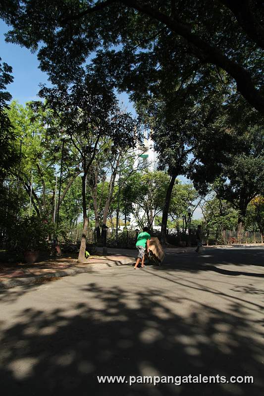 Delivery Man in Quezon Memorial Circle in Quezon City.