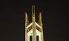 Quezon Memorial Monument in the night.  Quezon Memorial Monument in the night.