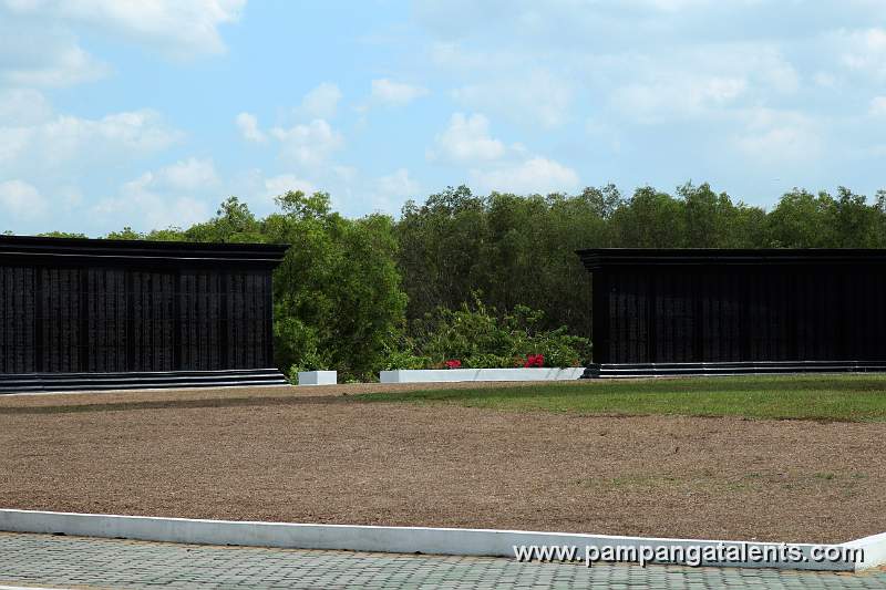 Memorial Wall Around Monument