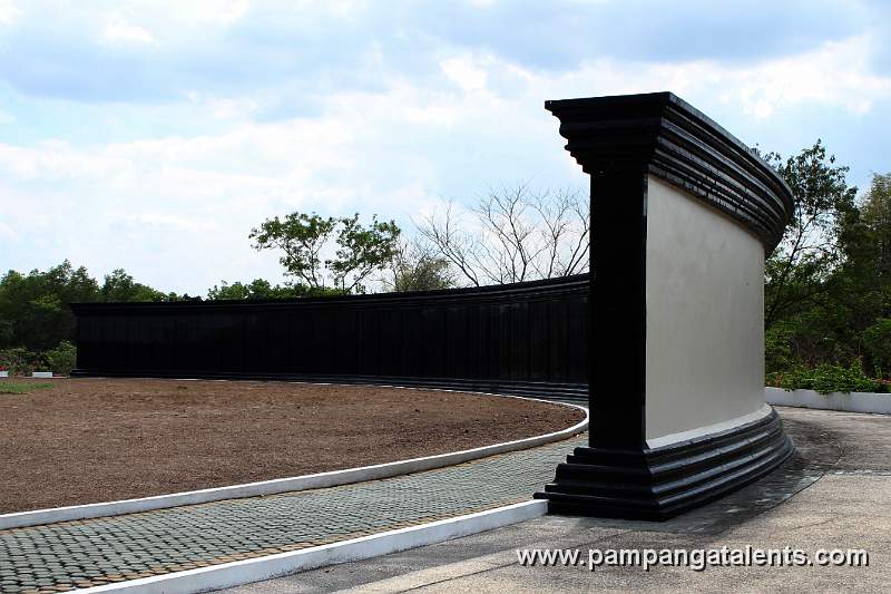 Memorial Wall Around Monument