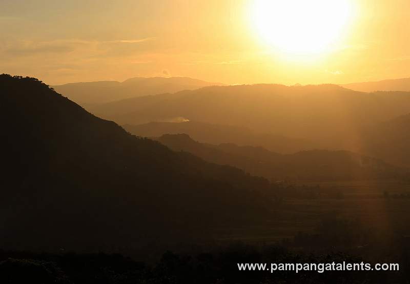 Sunset over Mountains