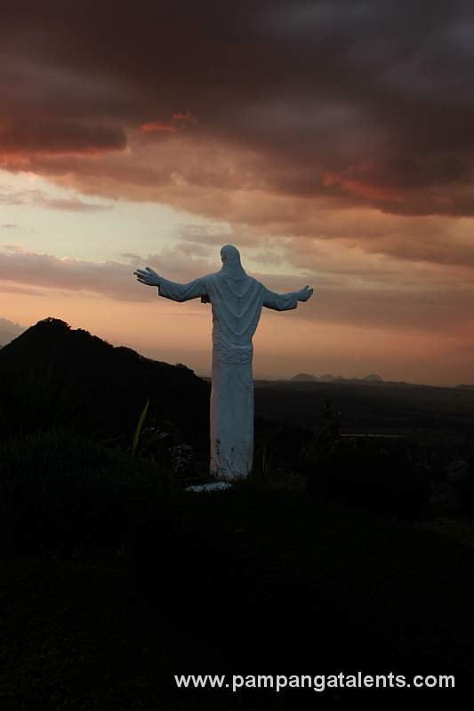 Back View of the Risen Lord Statue