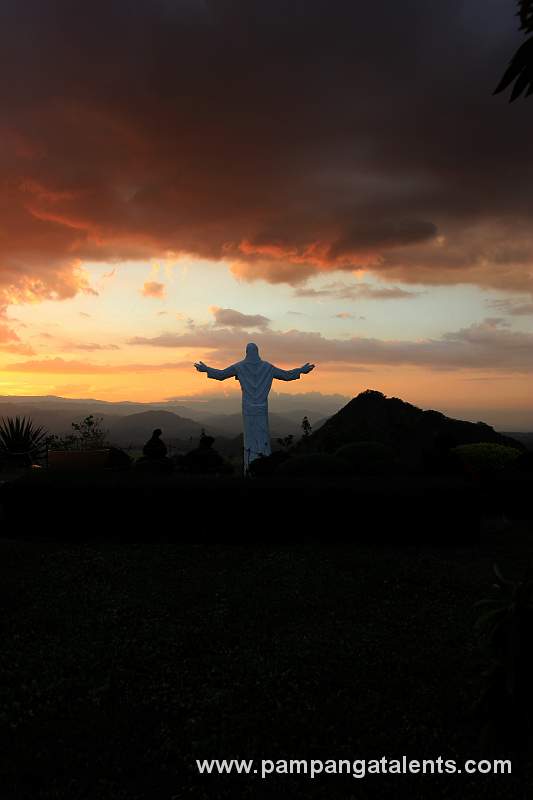 Back View of the Risen Lord Statue