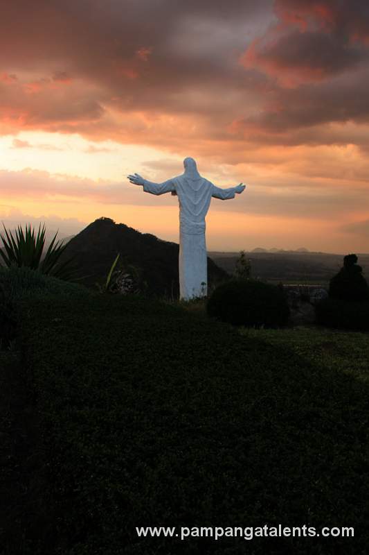 Back View of the Risen Lord Statue