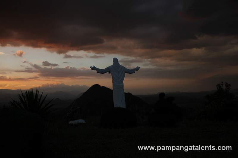 Back View of the Risen Lord Statue