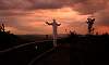 30 Feet Statue of the Risen Lord  Location: Monasterio de Tarlac - Luzon Philippines