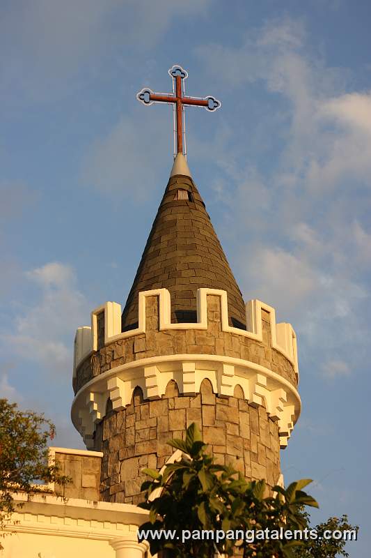 Iluminating Cross at Night