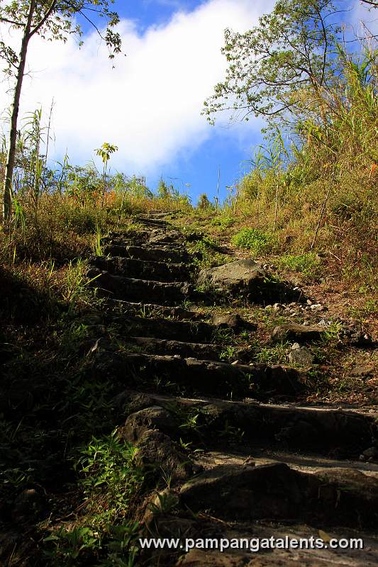 Mt. Pinatubo Stairs to Top