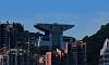 Peak Tower (View from China Ferry Terminal)  Location: Hong Kong Island - Hong Kong